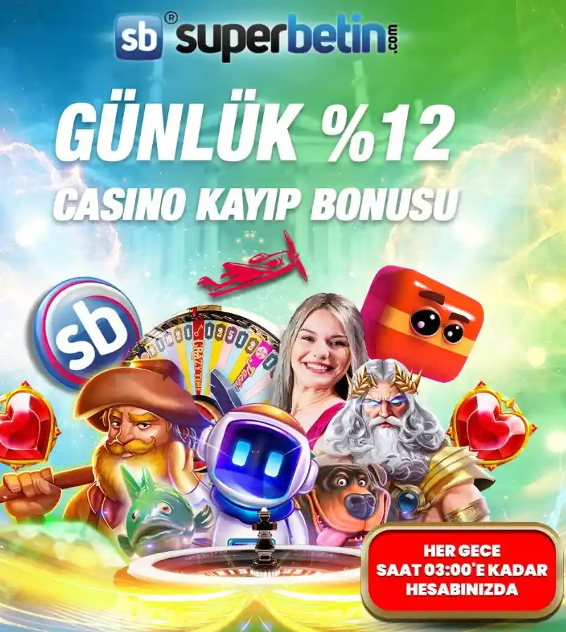 Günlük %12 casino kayıp geri ödeme fırsatı.